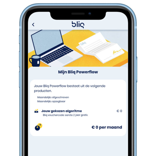 Bliq - Vouchercode 2 jaar gratis Powerflow (t/m 15 kWh)